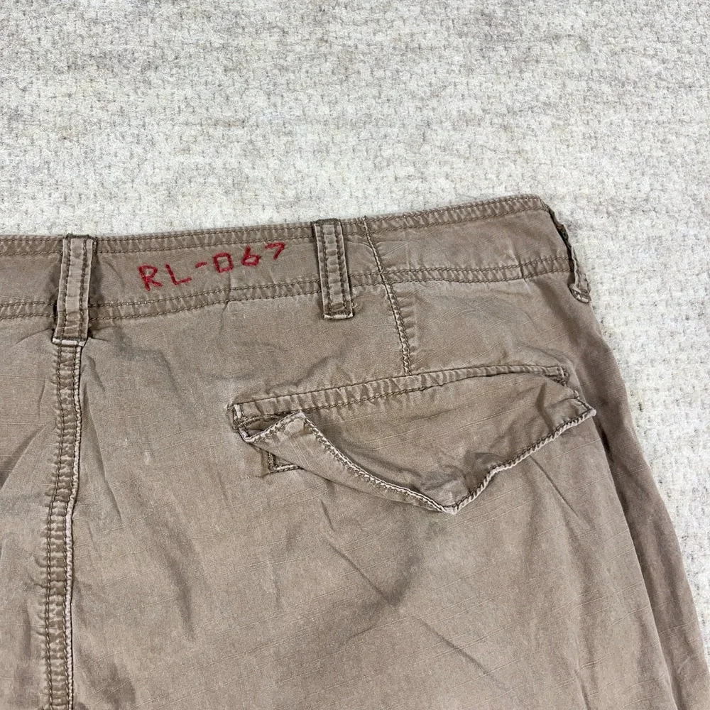 Vintage Polo Ralph Lauren Cargo Pants Men 36x30 Brown Paratropper Military RL 67